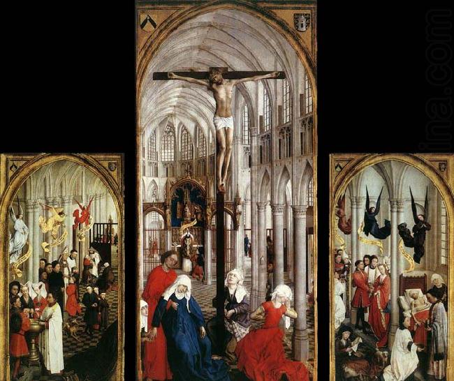 WEYDEN, Rogier van der Seven Sacraments Altarpiece china oil painting image